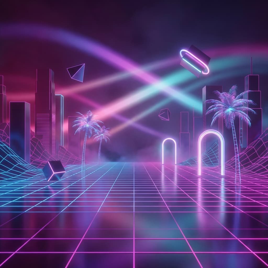 Neon Cyberpunk Vaporwave